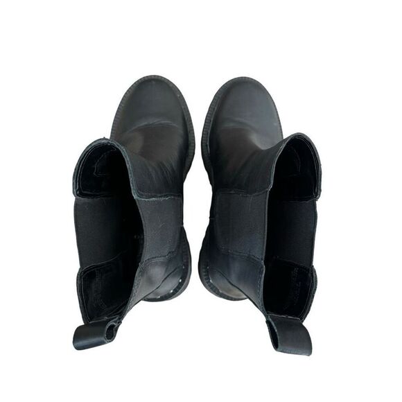 Vince Camuto Leather Mid Chelsea Boots Meendey Black size 6.5/37 - Picture 4 of 7